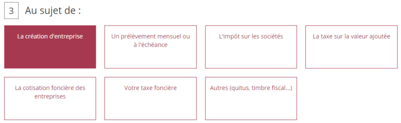 Trouver adresse SIE service des impôts des entreprises